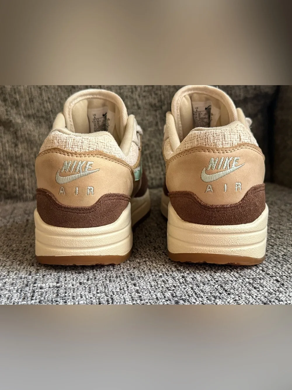 Nike Women’s Athletic Sneakers - Brown, Tan & Mint Accent